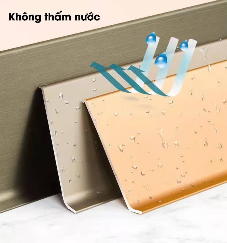 Nẹp ốp chân tường hợp kim nhôm nhiều màu DH7066 5